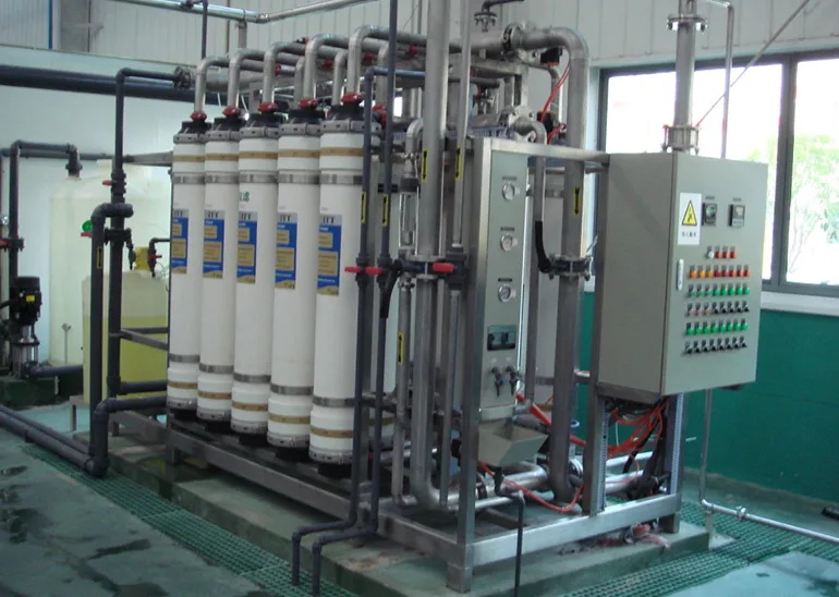 Mineral water filtration