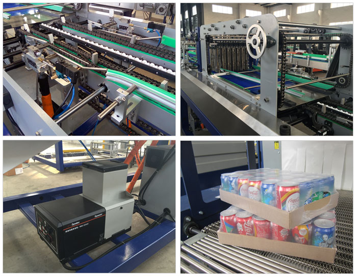 Automatic Linear Type Film Shrink Wrapping Machine With Half Tray