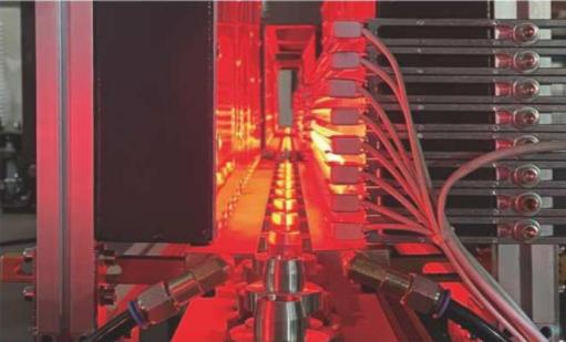 PET  Bottle  Blow Molding Machine Heating Preforms