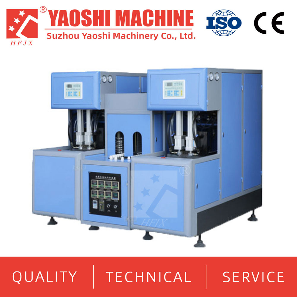 500ml Semi Auto PET Bottle Blowing Machine 2000BPH