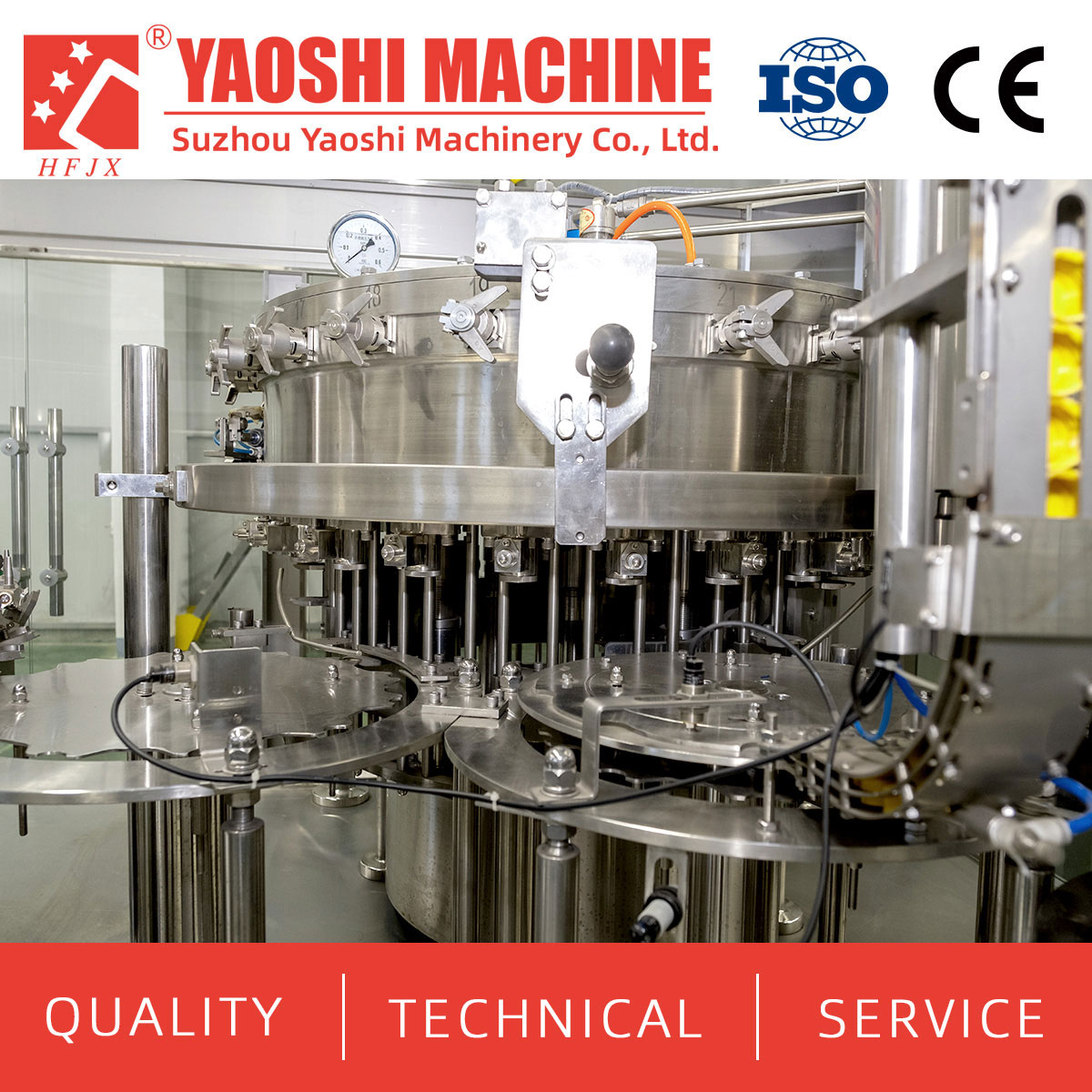 6000BPH Fully automatic carbonated soft drink (CSD) filling machine 